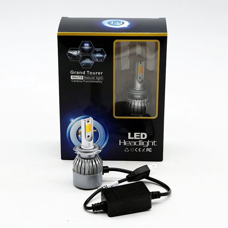 12V 36W White Yellow dual Color Headlight H4 hi lo LED Bulb