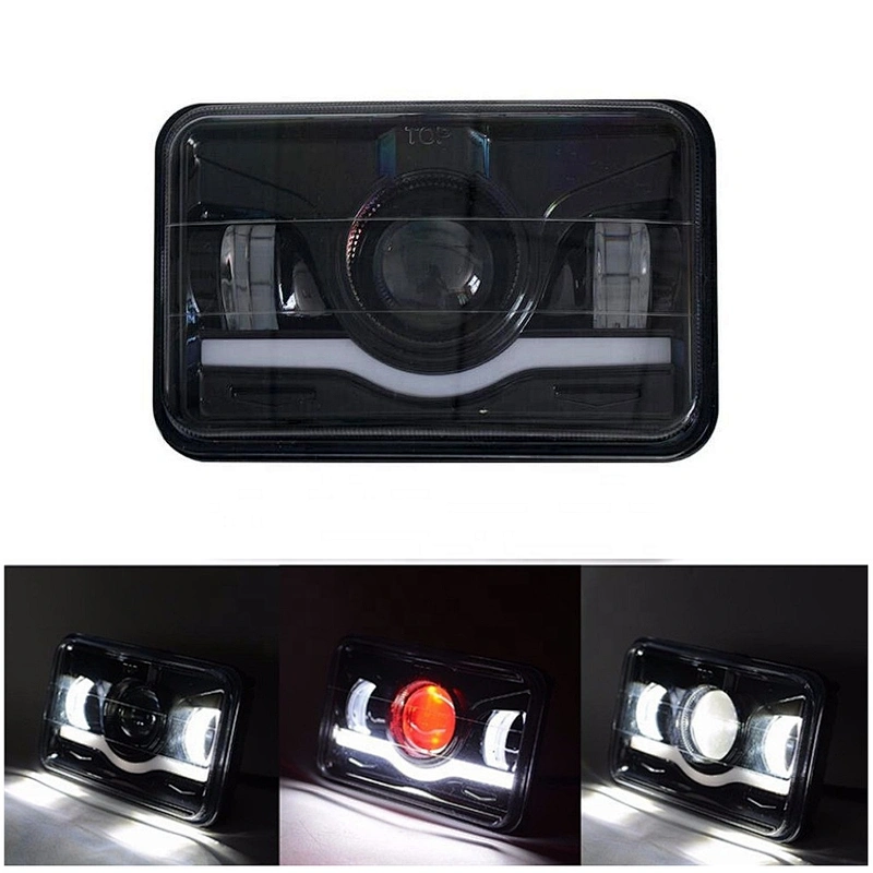 Wholesale 4X6 5inch 45W Luces LED Work Lights with DRL High Low beam for 12V 24V Trucks