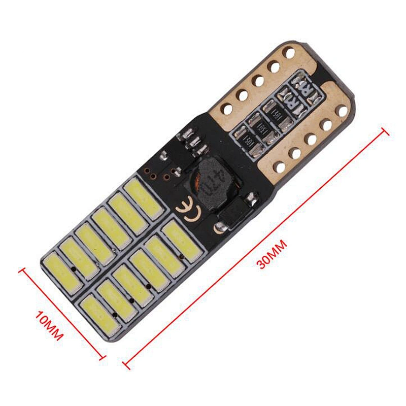 X2 12V Car Parking Error Free Canbus T10 24SMD 3014