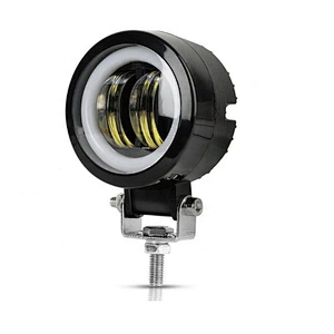 Factory 20W Angel Eyes White Yellow Blue Off Road 4x4 Round Square LED Work Lights for 12V cars Jeeps Trucks