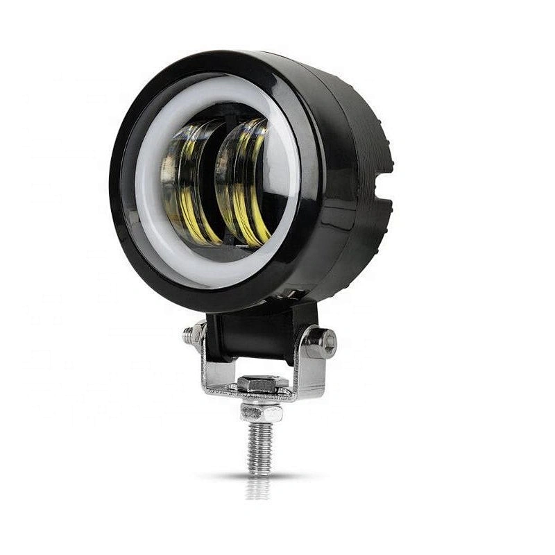 Factory 20W Angel Eyes White Yellow Blue Off Road 4x4 Round Square LED Work Lights for 12V cars Jeeps Trucks