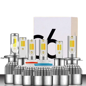 12V 36W White Yellow dual Color Headlight H4 hi lo LED Bulb