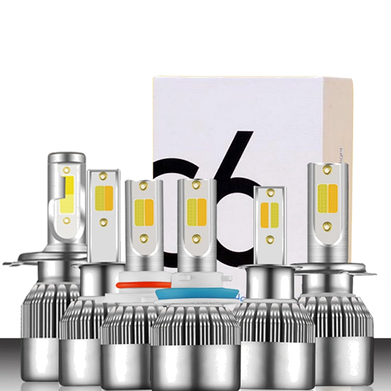 12V 36W White Yellow dual Color Headlight H4 hi lo LED Bulb