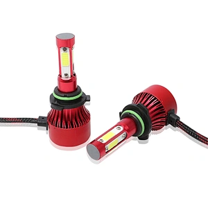 S2 Car LED 72W 4800lm 6500k H11 H4 H7 Light 4side X7 Led Headlights