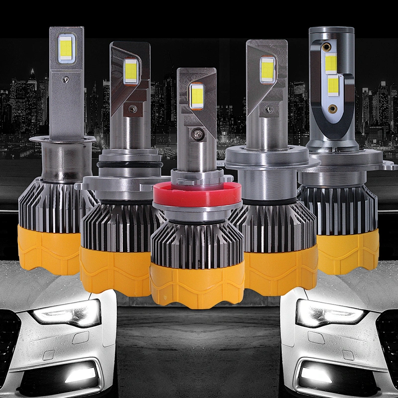 H7 Canbus headlight bulbs with 35W 6000lm led lights for cars headlights