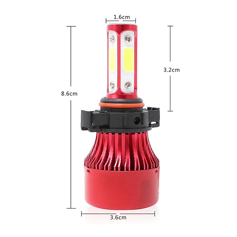 4sides Led H4 Headlights H1 H3 H7 H11 9005 9006 9012 9007 H13 6000k Car Light Bulbs