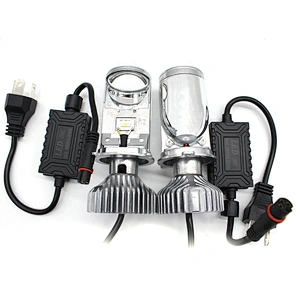 RX3 Fanless Projector H4 90W 16000lm Conversion Kit Hi/Lo Beam Headlight LED