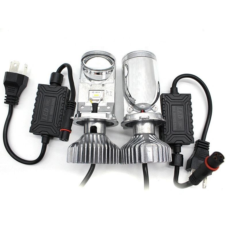 RX3 Fanless Projector H4 90W 16000lm Conversion Kit Hi/Lo Beam Headlight LED