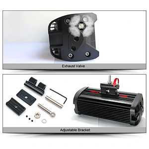 Auto Car Work Lamp 6D Single Row 60w 90w 180w 240w 120w Led Light Bar With Big Lens