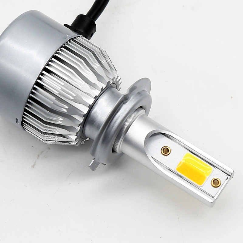 12V 36W White Yellow dual Color Headlight H4 hi lo LED Bulb