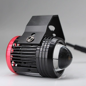 Auto Lighting System 30w Mini Drive Light H4  Bi Led Projector Headlight With Yellow and White Color For Motors