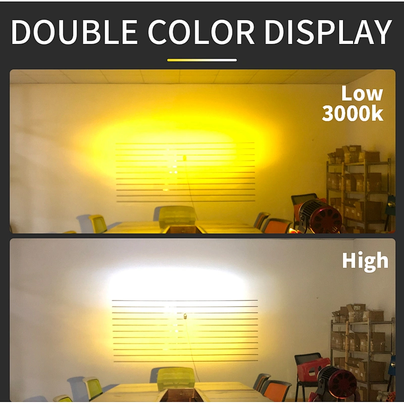 Lightechauto  5D Car Logo Light H4 50w  LED Work Light with auto LED Strip Light