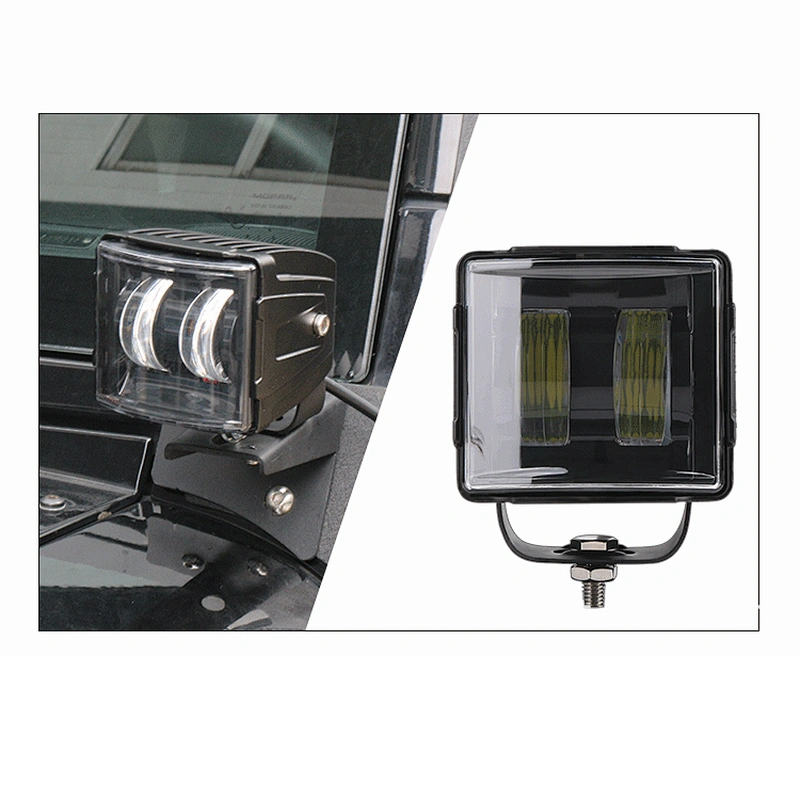 4X4 Car Led Square spotlight 20W Led Work Light For Ttruck Front Bumper