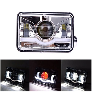 Wholesale 4X6 5inch 45W Luces LED Work Lights with DRL High Low beam for 12V 24V Trucks