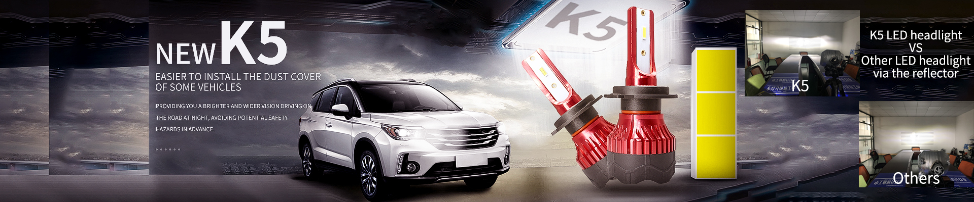 K5 LED headlight