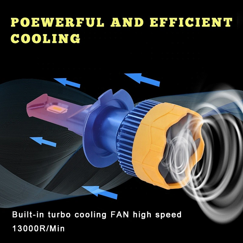 A7 LED light bulbs H4 H7 H11 9005 9006 9004 9007 Bulbs H13 H1 H3 880 881 LED Headlight