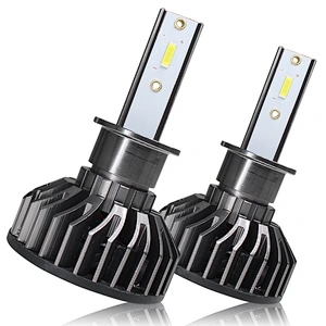 Auto Car Head Lights S2 F2 LED Light H4 Fan Cooling 12000lm 72W H7 h11 9005 Bulb Canbus zes CSP H13 COB Led Headlight Led H4