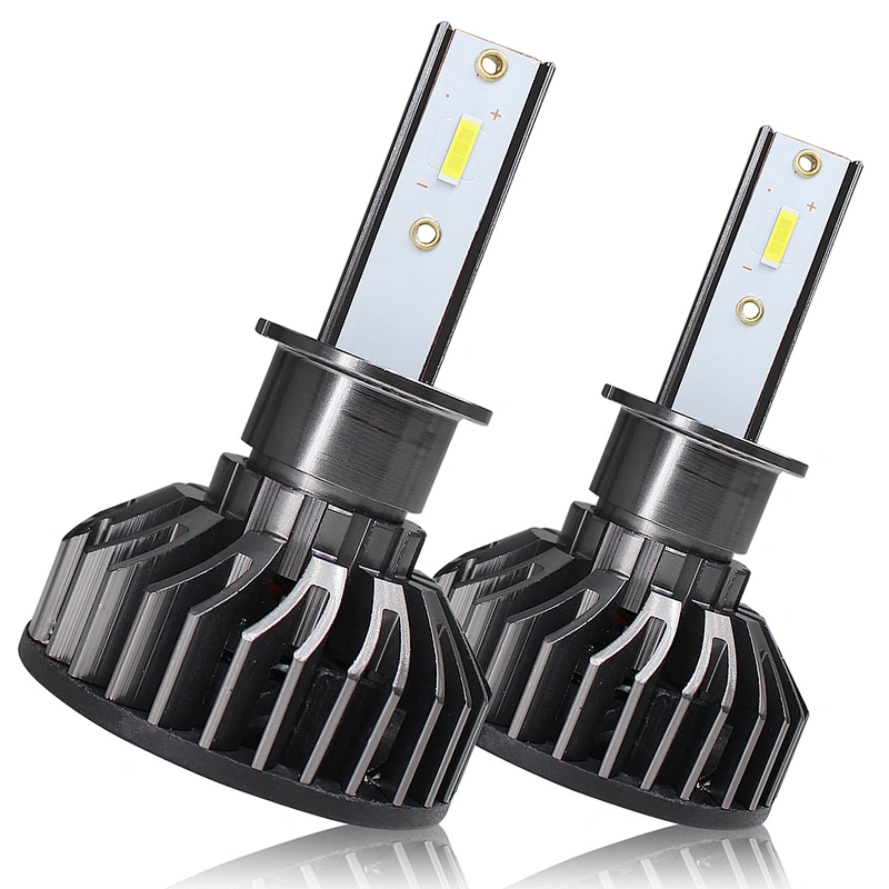 Auto Car Head Lights S2 F2 LED Light H4 Fan Cooling 12000lm 72W H7 h11 9005 Bulb Canbus zes CSP H13 COB Led Headlight Led H4