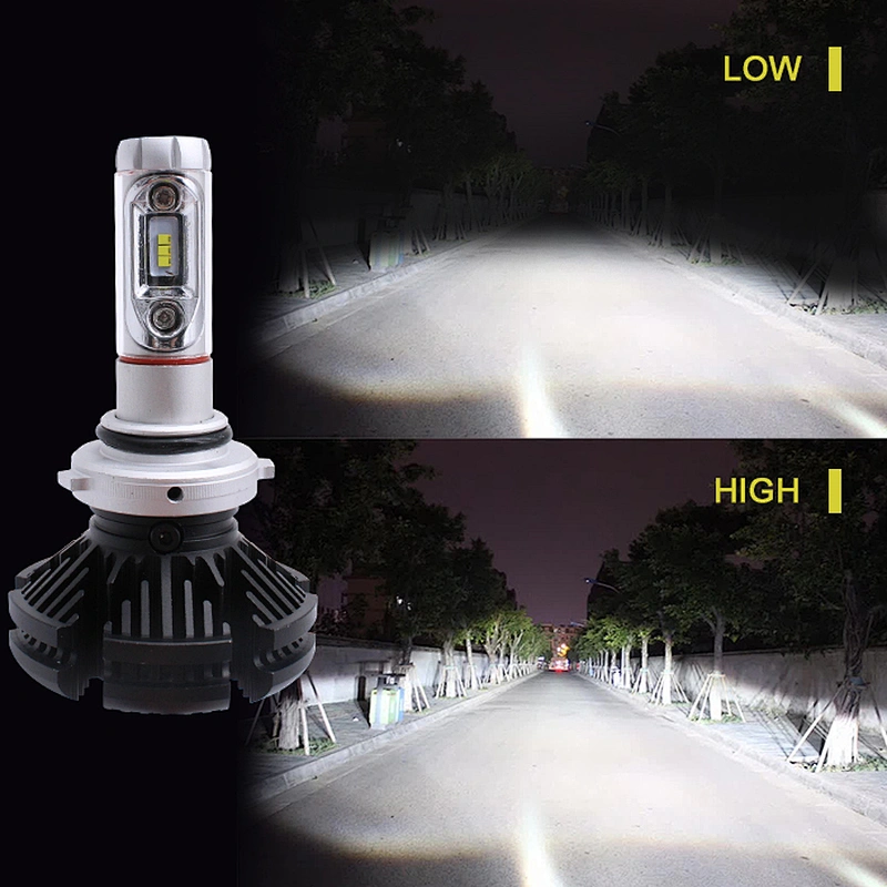 Lightechauto car led headlamp h7 h1 h3 9005 9006 x3