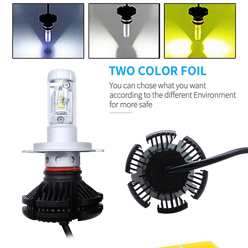 Lightechauto car led headlamp h7 h1 h3 9005 9006 x3