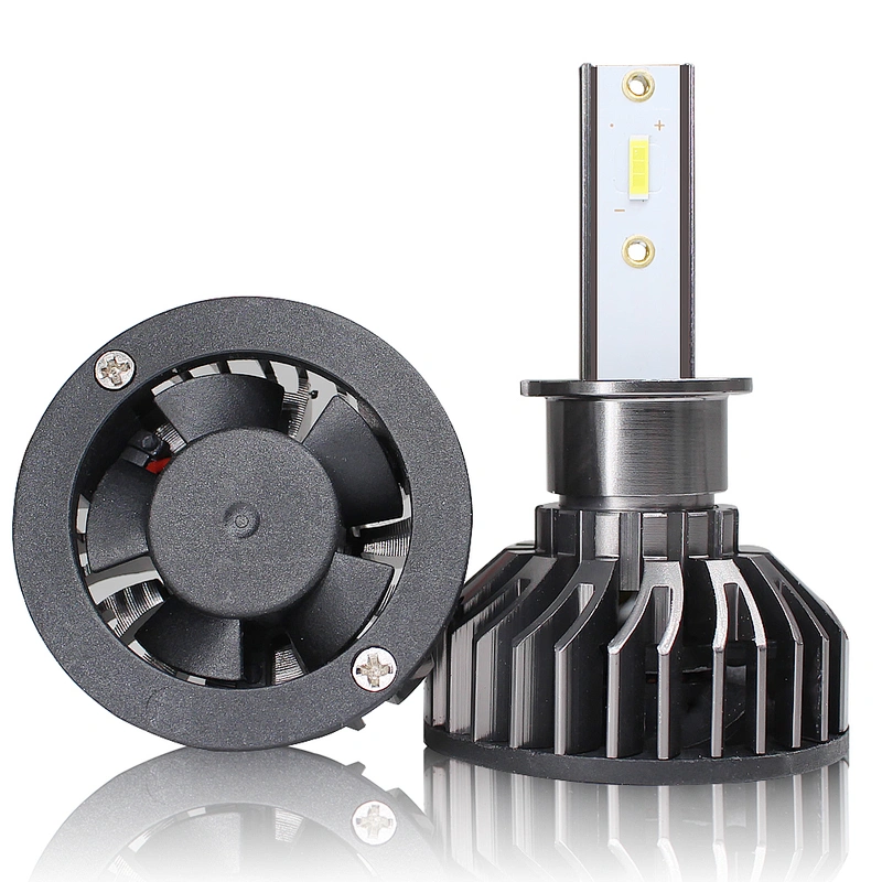 Auto Car Head Lights S2 F2 LED Light H4 Fan Cooling 12000lm 72W H7 h11 9005 Bulb Canbus zes CSP H13 COB Led Headlight Led H4