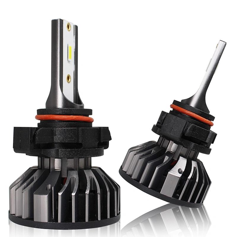Lightechauto  5202 led headlights bulbs h4 hi low with auto LED projector lens 1600lm headlight