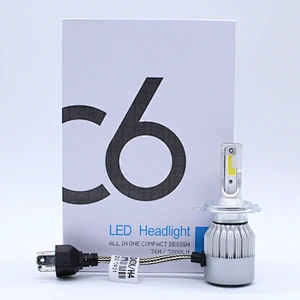 Cheap  Auto 880 Lamp H1 H3 H11 9005 9006 H7 C6 H4 Car Led Headlight