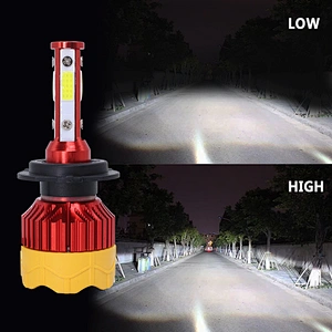 k7 H11 9005 9006 Bulbs 4 side LED Headlight H7 LED Auto Car Lights