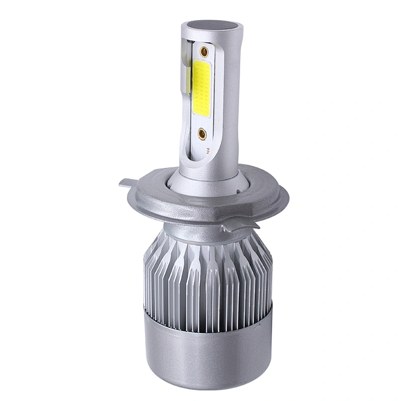 Lightechauto c6 cob 36w 3800lm bulbs h4 h7 car led headlight