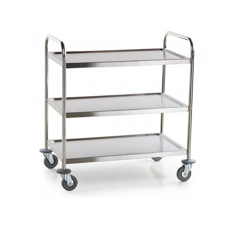 Stainless Steel Serving Trolley