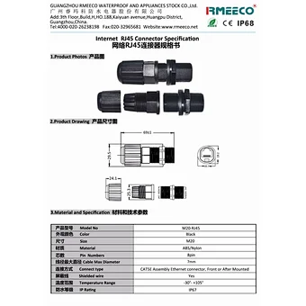 8pin RJ45 Wire Connector RJ45 Coupler Connector