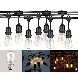 IP65 Outdoor Weatherproof Commercial Grade LED String Light with Hanging Sockets
