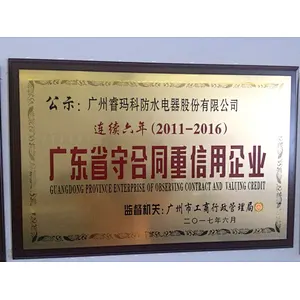 Guangdong Province Enterprise Of Observing Contract And Valuing Credit