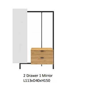2 Drawer 1 Mirror