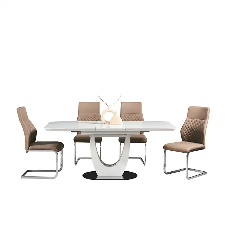 High Glossy Extendable Table