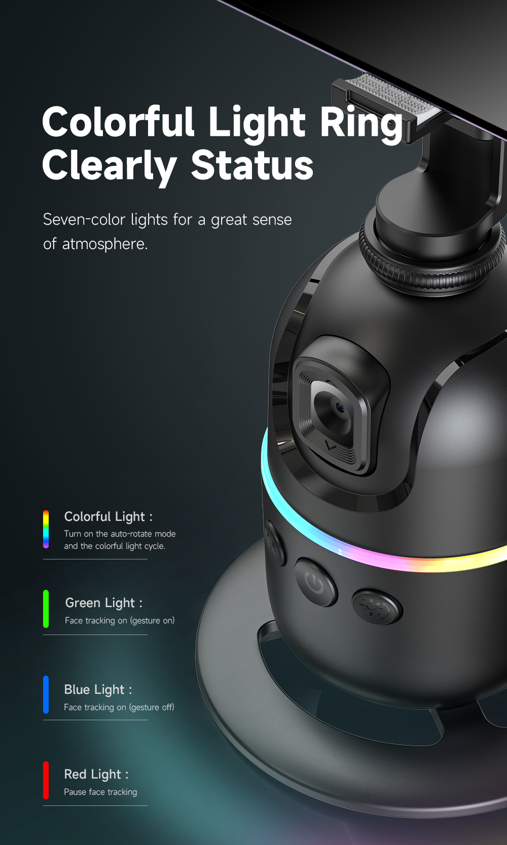 Colorful Light Ring Clearly Status