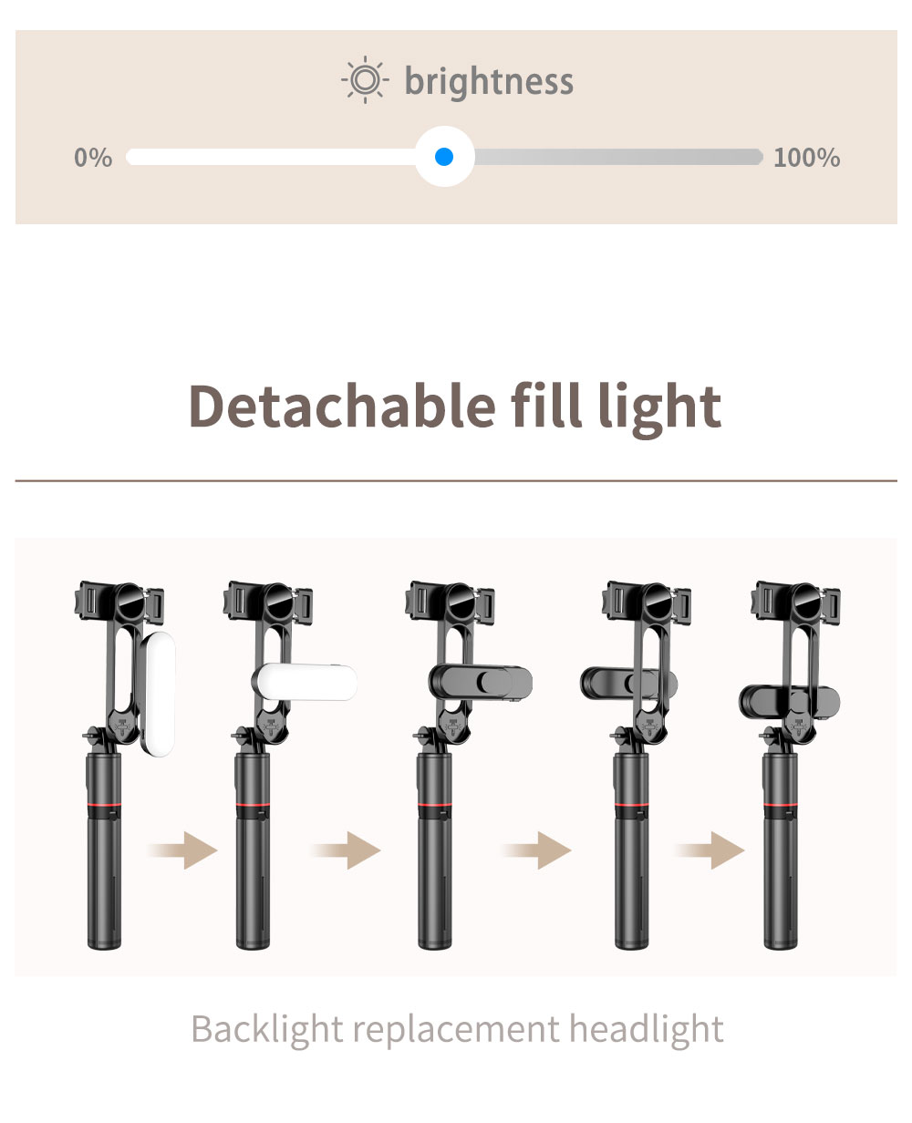 detachable fill light