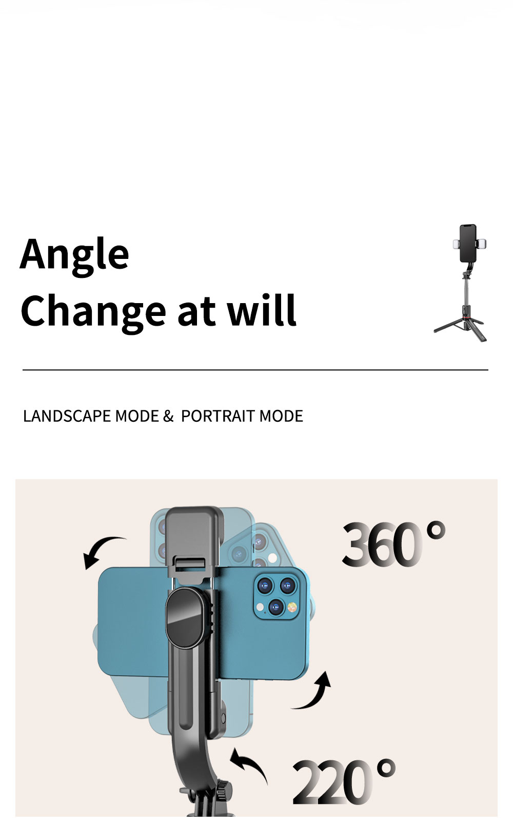 angle change will