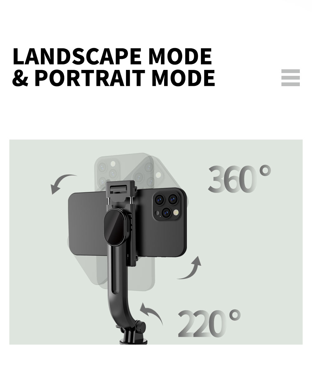landscape and portrait mode