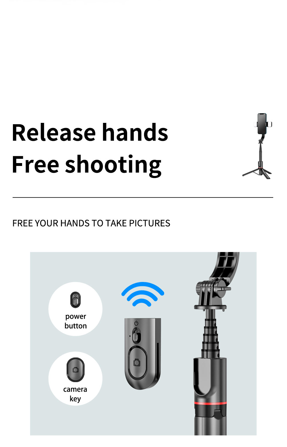 release hands and free shooting