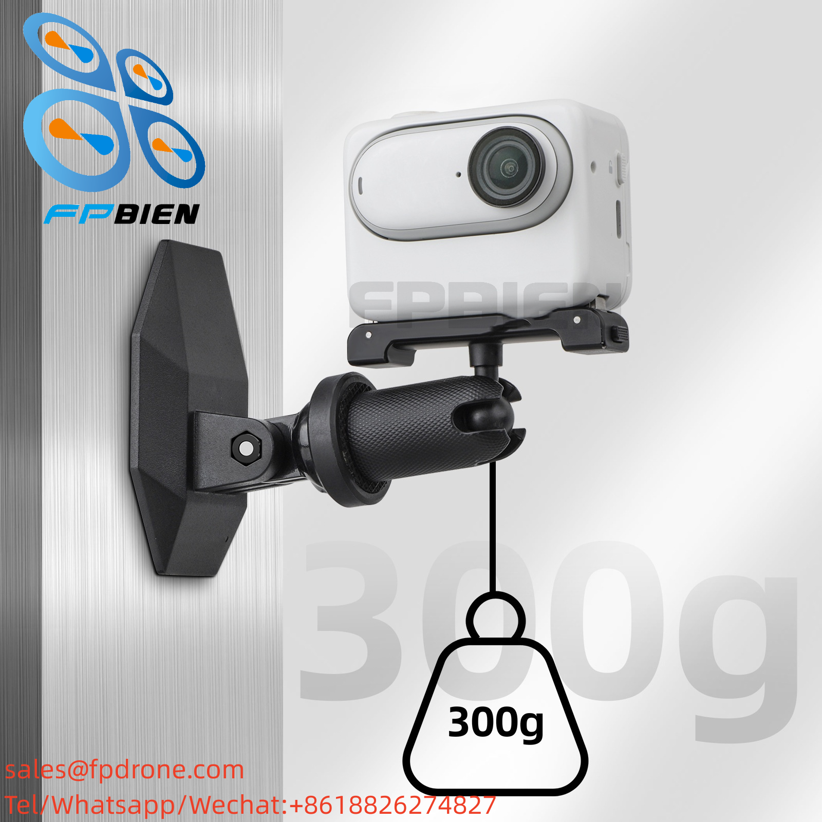 Magnetic mount for action camera suitable for DZ762 action camera