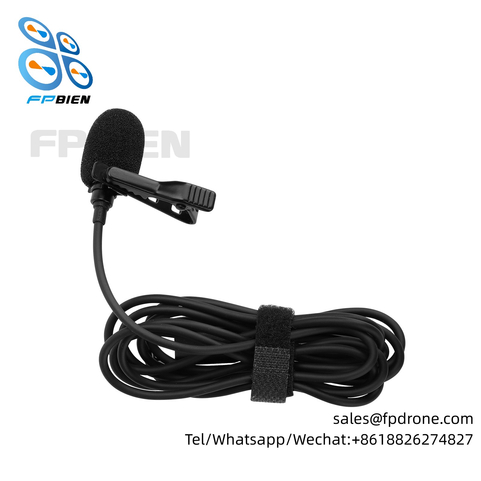 Lapel microphone suitable for MC490 action camera