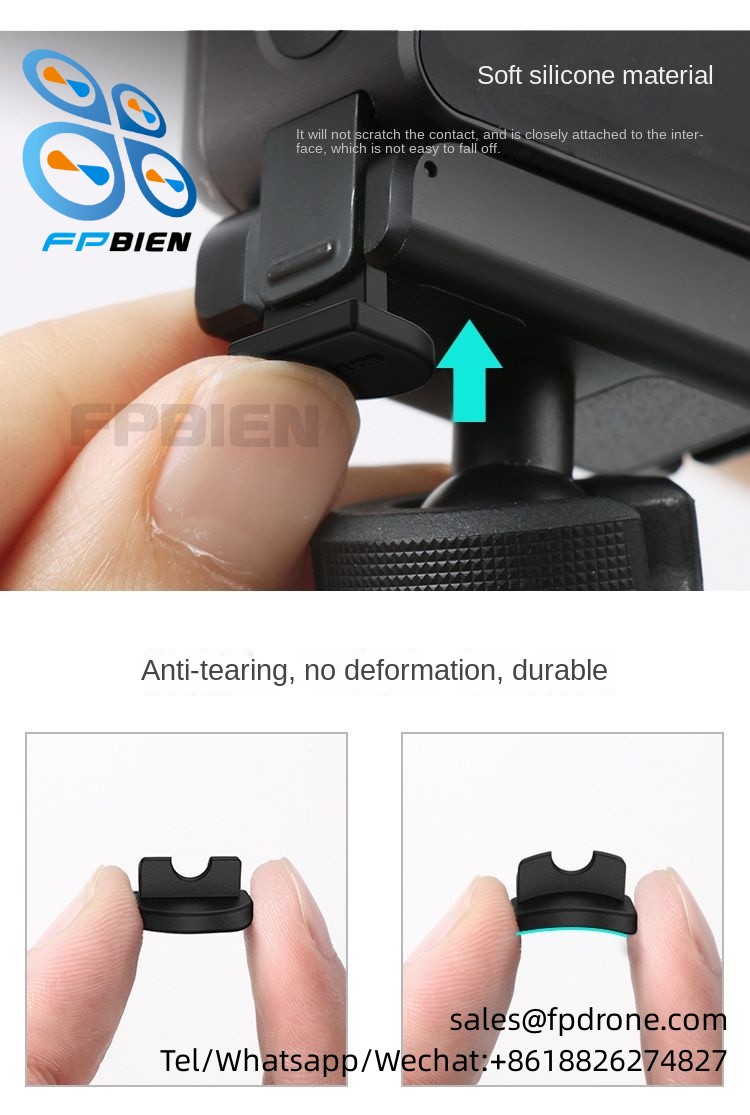 DC339 ACTION 2/3/4 Silicone anti-trip lock (4 packs) suitable for OA2-DC339 action camera