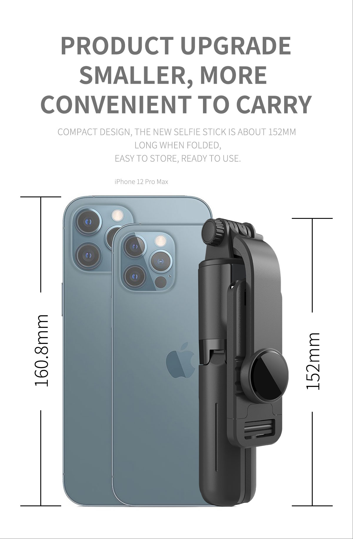 more smaller to carry