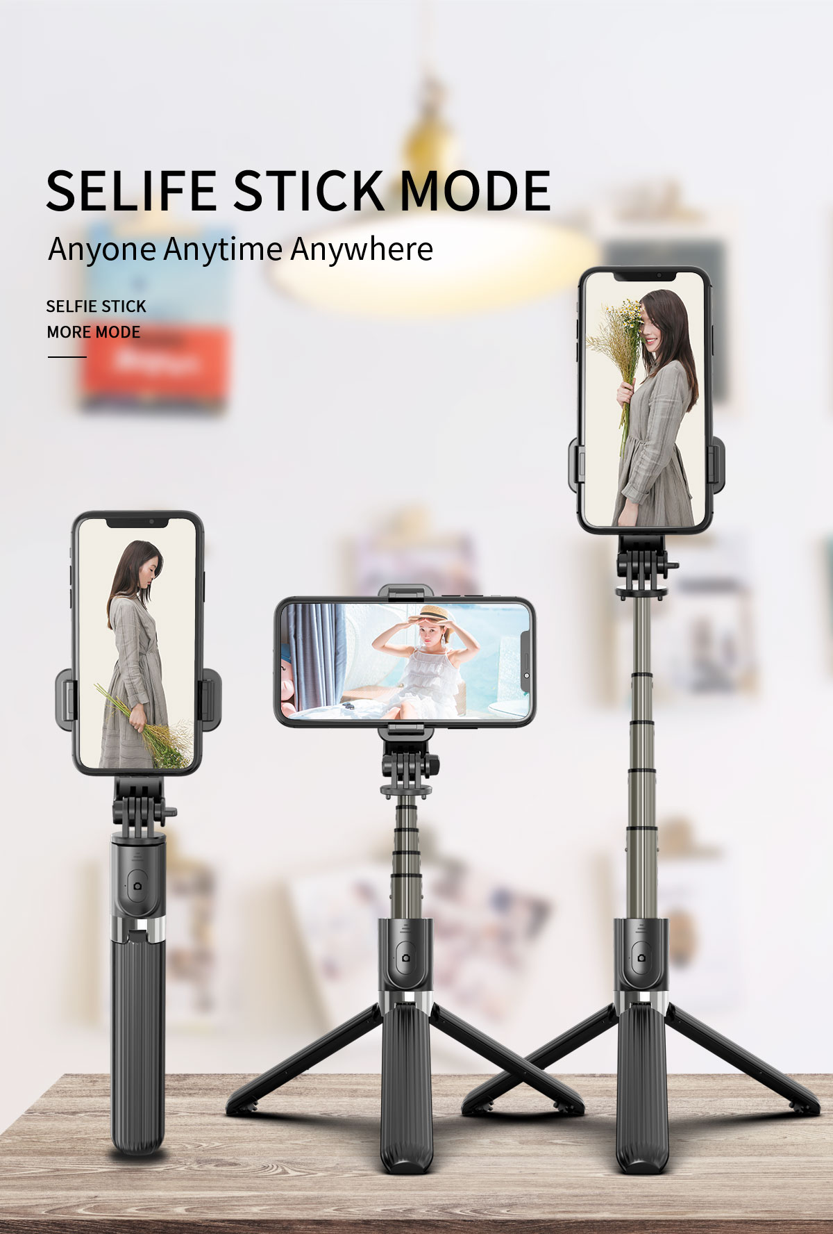 selife stick modes