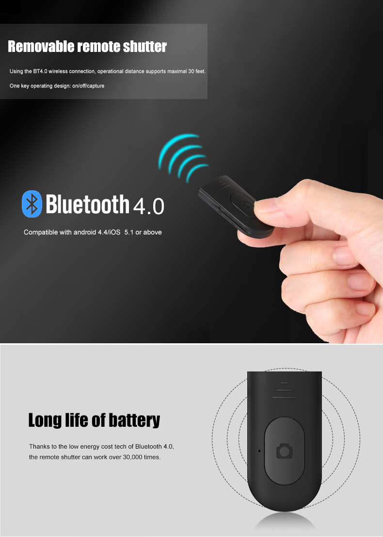 removable remote shutter