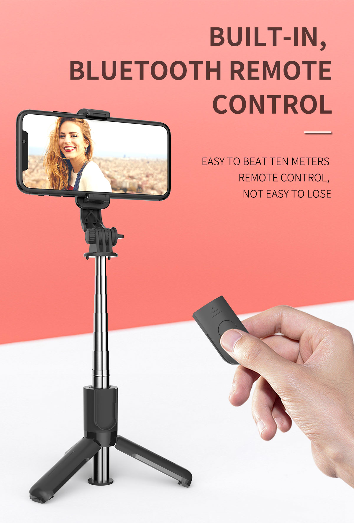 built in bluetooth remotecontrol