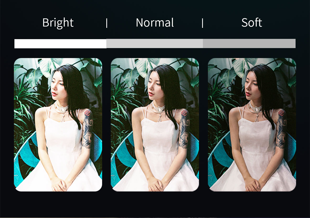 three modes light change will