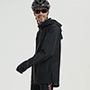 safety reflective breathable raincoat