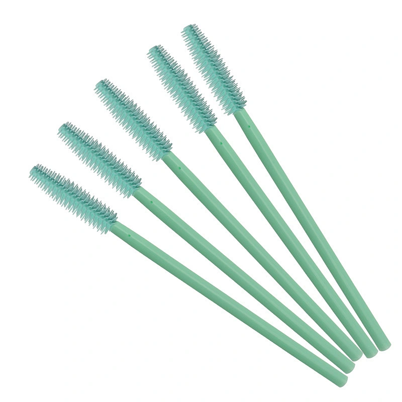 Silicone Head Mascara Wands Eyelash Brush Disposable Private Label Mascara Wand For Lash